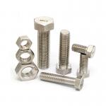 DIN931 A2 70 Stainless Steel Hex Head Bolts Nuts Carbon Steel Gr8.8 for sale
