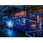 SCX Transparent LED Screen 500x1000mm wifi retail glass window P7.81 transparent glass led display screen for sale
