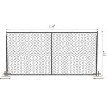 3M Hot Dip Galvanized Metal Temporary Fence For Agricultural for sale