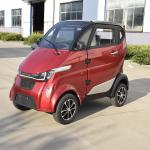 Rear Disc Brake Lithium Battery Leather Seat Electric Four Wheeler Fast Charging for sale
