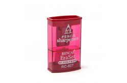China Single Hole Pencil Sharpener With Eraser supplier