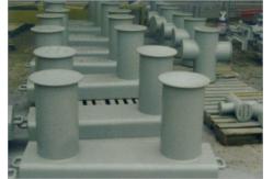 China Sheaves Dia 60mm ZG230 500T Casting Mooring Bollards supplier