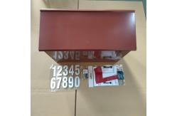 China Outdoor Wall Mount Mailbox with Rust Resistant Powder Coating and Customizable Options supplier