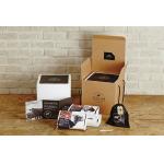 Recycled 0.20mm Varnish Coating Kraft Paper Gift Boxes for sale