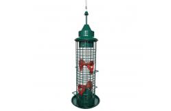China Green Welded Steel Wire Mesh Hanging Bird Feeders Automatic Anti Squirrel supplier