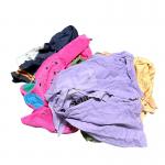 100% Recycling Cut Second Hand Clothes Rags Mixed Wiping Cloth 100% Cotton Rags for Industrial for sale