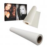Waterproof 220gsm Matte Polyester Canvas Roll For Digital Printing