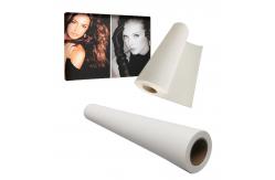 China Waterproof 220gsm Matte Polyester Canvas Roll For Digital Printing supplier