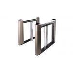 SS304 ARM7 Embedded Acrylic Flap Swing Barrier Gate