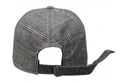 China ACE 2019 dad hat checked letter 3d embroidery adjustable woman man supplier