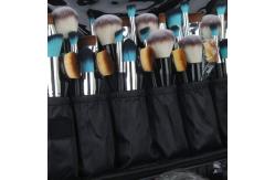 China 3 Layer Polyester Artist Brush Box With Adjustable Dividers supplier
