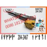 Excavator 3412E/3408E Engine  ,Common Rail Fuel Injector 204-2467 2042467, oriignal injector for sale