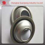 SPTE Aerosol Cone Tinplate Lid Dome Bottoms For Aerosol Tin Can Non Spill Cover for sale