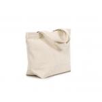 Organic Pure Cotton Canvas Tote Bags Lightweight 16*14*3.6 Inch For Women for sale