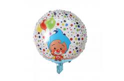 China Cartoon Theme Aluminum Foil Balloon Children'S Gifts Kid Toy Clown Balloons supplier