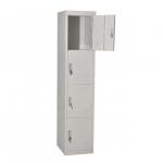 ISO18001 50kgs / Layer 4 Door Locker Cabinet For Office for sale