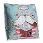 Square Thin Chair Cushions , Printed No Fading Chair Seat Pads 500 - 1100G