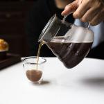 Custom Clear Borosilicate Glass Coffee Pot Decanter Heat Resistant