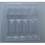 1ml 2ml 5ml 10ml 5-pack Ampoule Tray PET Vacuum Tray Customization for sale