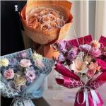 Waterproof Handmade Flower Wrapping Paper 56*56cm Four-Leaf Clover Design