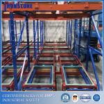 Warehouse Push Back Pallet Racking System For Flexible Storage for sale
