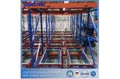 China Warehouse Push Back Pallet Racking System For Flexible Storage supplier