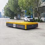 6 Ton Electric Transfer Platform Rubber Wheel Electric Transport Cars for sale