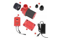 China Silent Swirl Controllable DC Aquarium Pump Wave Maker For Salt / Freshwater Circulation supplier
