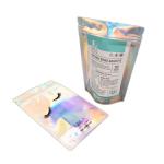 Holographic Plastic Pouch ISO 9001/2008 Cosmetic Packaging Bag for sale