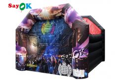 China Air Inflatable Tent Garden 15x15ft Inflatable Disco Marquee With Speaker Light supplier