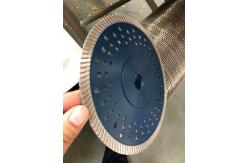 China 125mm Turbo Segmented Diamond Cutting Blade Dry Cutting Disc Granite Marble Use supplier