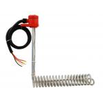 L Shaped 1 Phase Spiral PTFE Immersion Heater For Plating Tank Solutions for sale