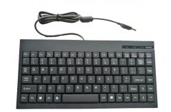 China Compact Waterproof Plastic Keyboard With Rugged PC/ABS Keys supplier