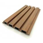 Commercial Coextrusion 3D WPC Louver Panels Wall Slat For Interior Decoration for sale