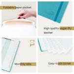 Wirebound Soft Cover Academic Planner Vertical Layout Weekly Overview