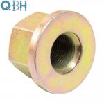 Flat Flange Carbon Steel Nuts Hot Forging Fine Thread Zinc Plating