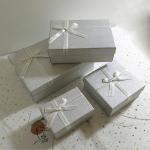 Customizable Size Empty Rectangular Gift Box Packaging Factory for sale