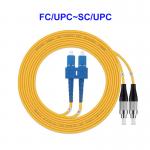 FC UPC SC UPC Pigtail Fiber Optic Cable Single Mode 2 Core For CATV System for sale