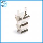 H62 Nickel Plated Brass 2AG 3AG 5AG Glass Fuse Holder Clips 15A 250V