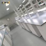 Functional Lab Space With  Lab Island Bench Customizable Handles