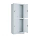 Horizontal School Design Metal Lockers 0.5-1.2mm Plastic Handles