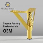 Heavy-Duty Metal Hardware Floral Coffee Table Legs Luxury Decor Replacement Support Legs for Sofa & Cabinet Furniture for sale