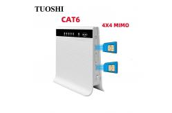China 4X4MIMO Cat6 Wireless CPE 4G LTE Router 1200Mbps Volte TR069 CA Battery supplier