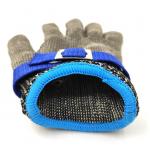 SS316 Wire  Class 5 Cut Resistant Protective Work Gloves Polyethylene Fibers