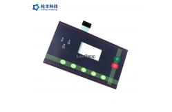 China Transparent LED LCD Window Waterproof Membrane Keypad 3M468 Adhesive supplier