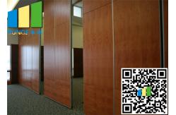 China 2.56 Inches Hanging Sliding Glass Partitions Sound - proof Operable Panels supplier
