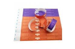 China Adjustable Tyvek Dupont Wristband Activity Barcode Events Paper Event Admission Bracelet supplier