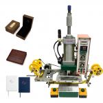 Pneumatic Digital Leather Embossing Heat Press Machine For Wood Bag Card Paper for sale