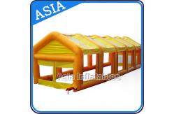 China Dismantle PVC Large Tent Inflatable Paintball Field Easy To Store supplier