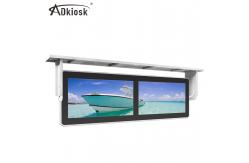 China Ceiling Mounted Bus Advertising Player / Double LCD Screen 18.5Inch 220V supplier